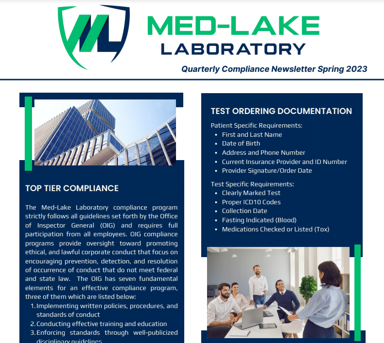 Med-Lake Lab Q2 2023 Newsletter